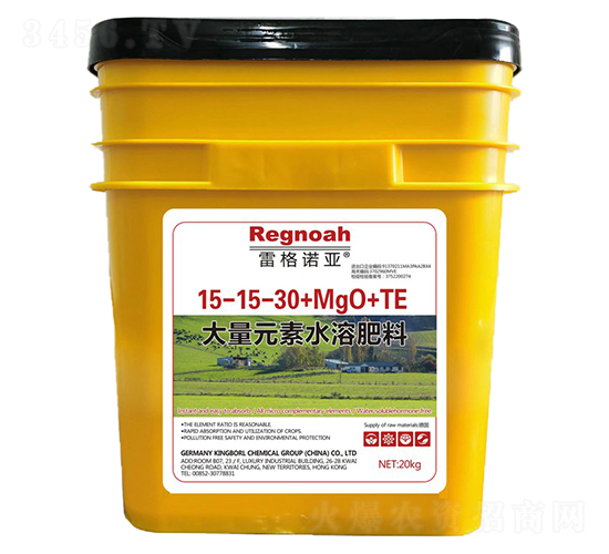 ����Ԫ��ˮ�ܷ�15-15-30+MgO+TE-�׸��Z��-��ȶ�