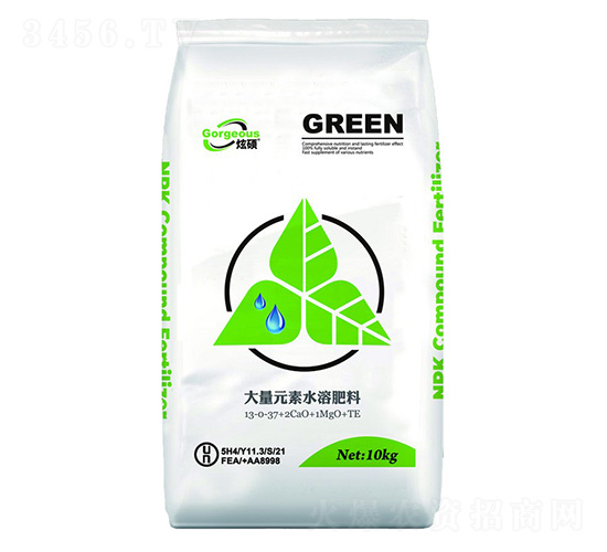 ����Ԫ��ˮ�ܷ�13-0-37+2CaO+1MgO+TE-��ٝ